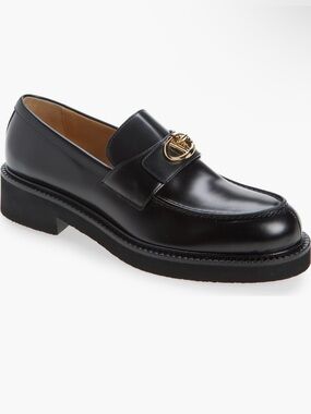 Valentino Garavani VLOGO Locker Loafer Black size 41